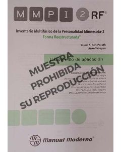 Inventario Multifásico de la Personalidad Minnesota-2. Forma Reestructurada Cuadernillo de Aplicación P 5