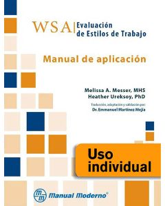 Tarjeta Uso Individual / WSA. Evaluación de estilos de trabajo