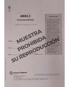Forma Autocalificable AMAS-C Paq 15