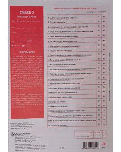 Escala de ansiedad manifiesta en niños revisada Cuestionario Perfil Paq 15