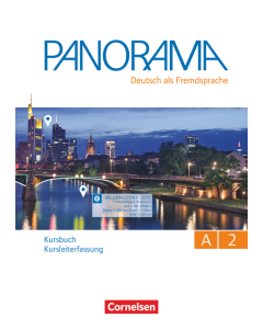 PANORAMA A2, KURSBUCH, KURSLEITERFASSUNG