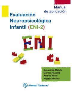 Evaluación Neuropsicológica Infantil, 2a ed.