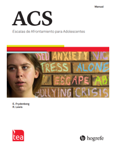 ACS. Escalas de Afrontamiento para Adolescentes - Hojas de respuestas (pq.25)