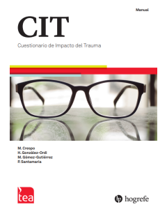 CIT. Cuestionario de Impacto del Trauma - Cuadernillos (pq.10) 