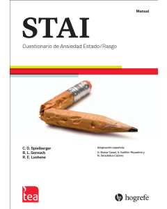 STAI. Cuestionario de Ansiedad Estado-Rasgo-Ejemplares autocorregibles (pq.25)