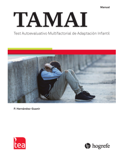 TAMAI. Test Autoevaluativo Multifactorial de Adaptación Infantil - Manual online