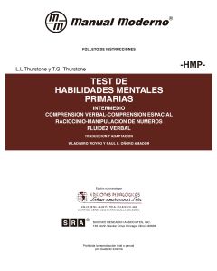 Test de habilidades mentales primarias