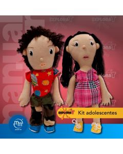 Kit Modelo Sexuado Medium Adolescente Tez Clara