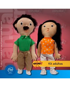 Kit Modelo Sexuado Medium Adultos Tez Clara