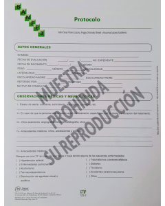 Protocolo Paq. 10 - BANFE-3:  Batería Neuropsicológica de Funciones Ejecutivas y Lóbulos Frontales 